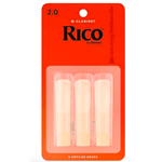 Clarinet Reed Rico 3ct Card