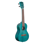 KAMRTBLUC Ukulele Kala Blue Stained Meranti Concert