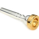 Bach 3C Trumpet Mouthpiece- Gold Rim