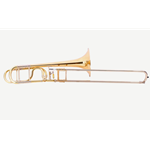JP332O Step-Up Trombone John Packer Rath Bb/F Attachment - .547 Bore Open Wrap - Gold Lacquer - JP Pro Case