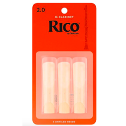 Clarinet Reed Rico 3ct Card
