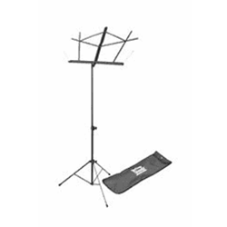 SM7122BB On-Stage Sheet Music Stand with Bag Collapsable, Black