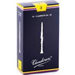 CR103 Vandoren Traditional Clarinet Reed #3.0; 10ct
