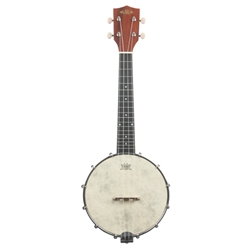 KA-BNJ-MHG-C Kala Mahogany Banjo Concert Ukulele w/Gig Bag