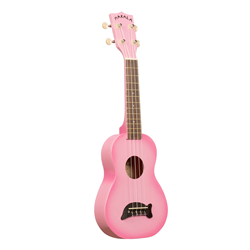 Makala Pink Burst Soprano Dolphin Ukulele