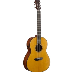 Yamaha CSF-TA TransAcoustic Parlor Acoustic-Electric Guitar Vintage Natural