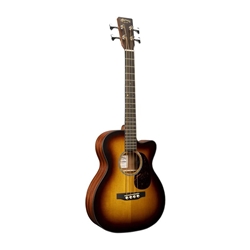 Martin Acoustic Bass OOOCJRE Bass Burst w/electronics and gig bag